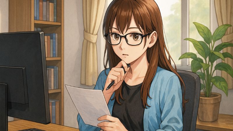 NURO光に申し込む前の5つの注意点を確認する女性