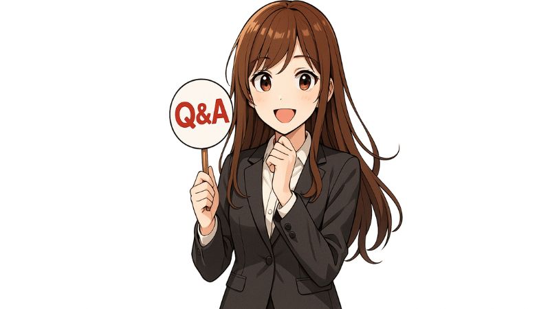 ahamoとUQmobileのよくある質問を解説する女性