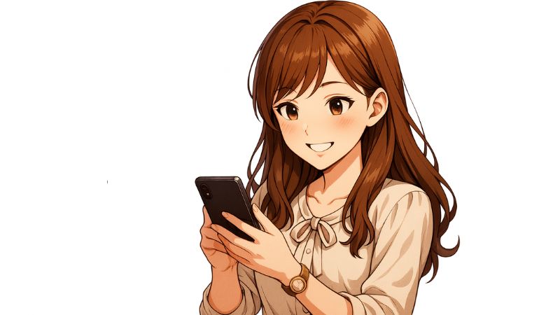 ahamoへ乗り換えする女性