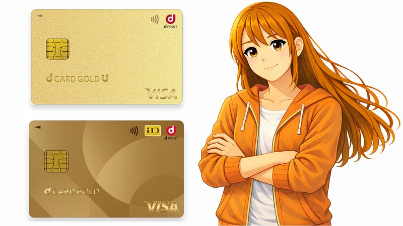dカード GOLD Uとdカード GOLDをおススメする女性
