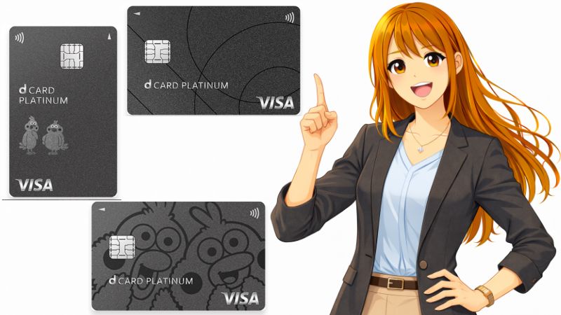 デメリットを理解してdカード PLATINUMに申し込みを推奨する女性